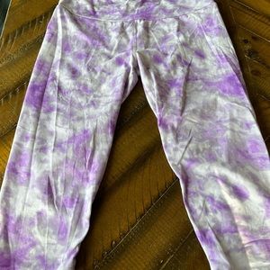 Piphany purple tie dye Capri